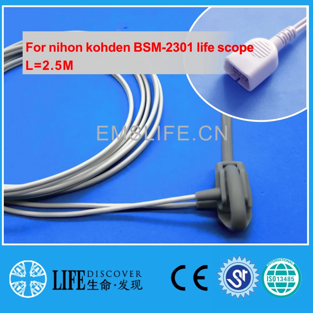 Многоразовые детские ушные клипсы spo2 датчик для nihon kohden BSM-2301 life scope
Многоразовые детские ушные клипсы spo2 датчик для nihon kohden BSM-2301 life scope