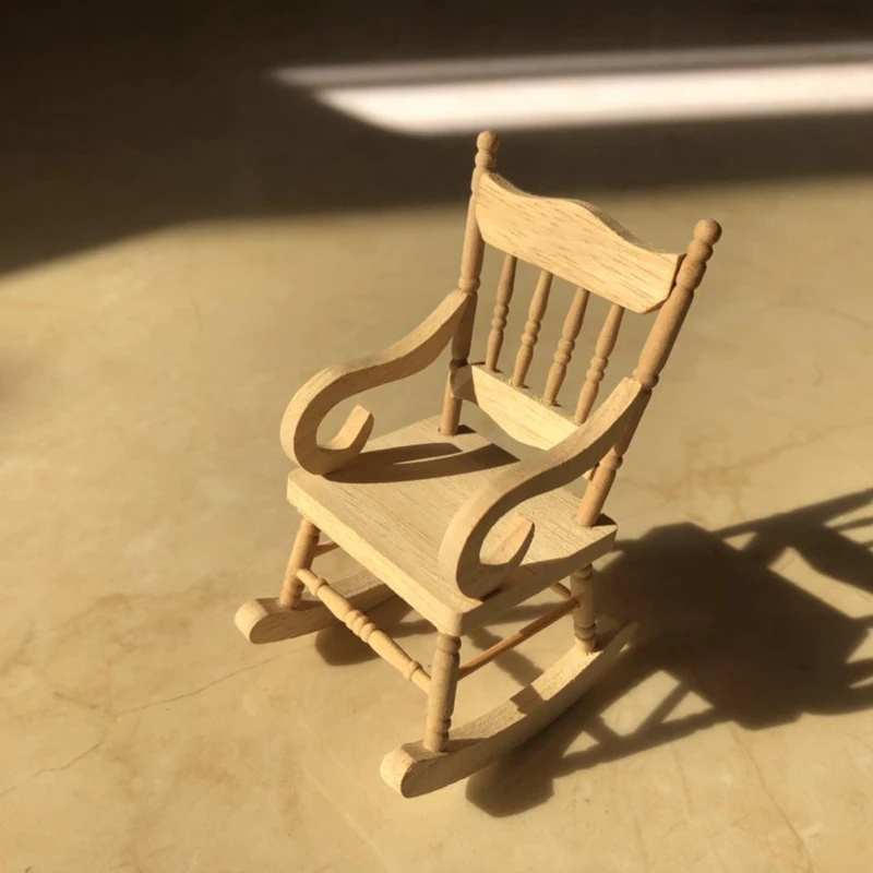 G05-X5036 children baby gift Toy 1:12 Dollhouse mini Furniture Miniature rement DIY wooden color Rocking chair 1pcs
G05-X5036 children baby gift Toy 1:12 Dollhouse mini Furniture Miniature rement DIY wooden color Rocking chair 1pcs