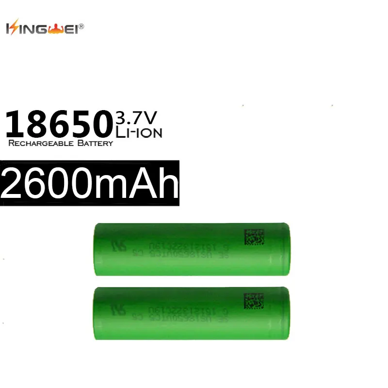 100Pcs/lot Power Batteries VTC5 18650 2600mAh Rechargeable Lithium 3.7v 30A Power Battery For SONY
100Pcs/lot Power Batteries VTC5 18650 2600mAh Rechargeable Lithium 3.7v 30A Power Battery For SONY