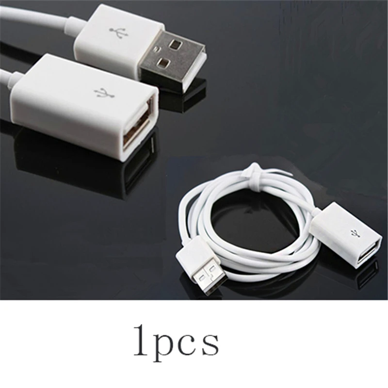 Удлинитель USB кабель USB2.0 жемчужная раковина данных зарядный USBAM/AF 1 м для дома