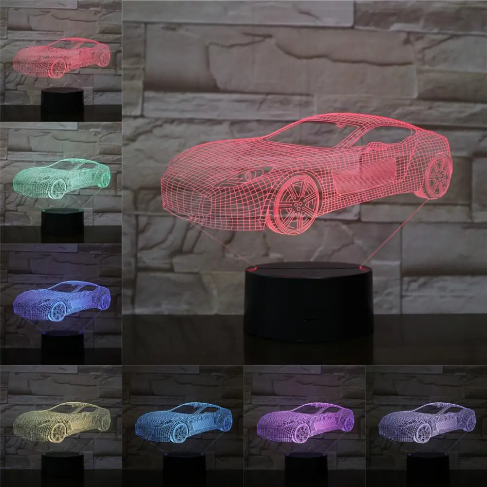 VCity гоночный автомобиль, игрушка, 3D лампа, ночсветильник, светодиодная лампочка, разноцветные, Праздничные рождественские подарки для детей...
VCity гоночный автомобиль, игрушка, 3D лампа, ночсветильник, светодиодная лампочка, разноцветные, Праздничные рождественские подарки для детей...