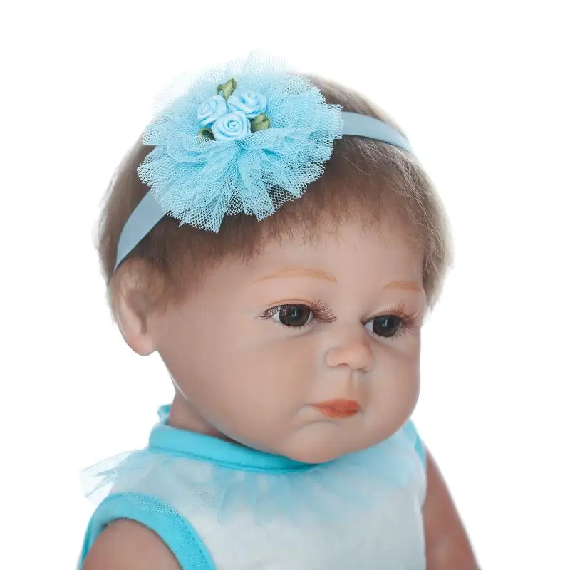NPK Lovely Toy Doll Weighted 20 Inch Full Body Soft Silicone Vinyl Reborn Baby Girl Toddler Birthday Gift | Игрушки и хобби