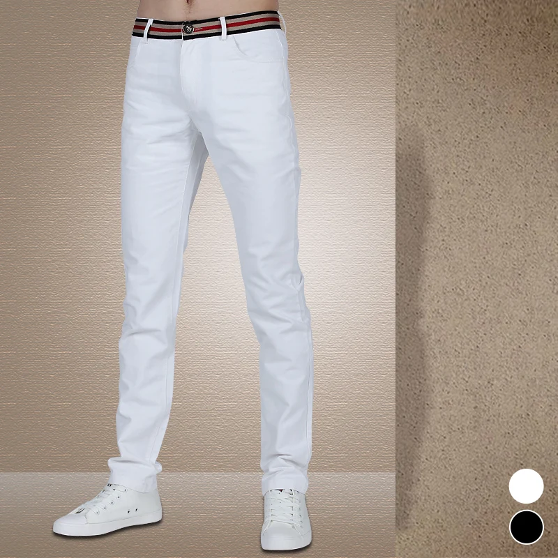 Left ROM Men's Fashion High Quality Goods Pure Color Fashion Casual Trousers Men Pants Black White Business Casual Pants Male
Left ROM Men's Fashion High Quality Goods Pure Color Fashion Casual Trousers Men Pants Black White Business Casual Pants Male