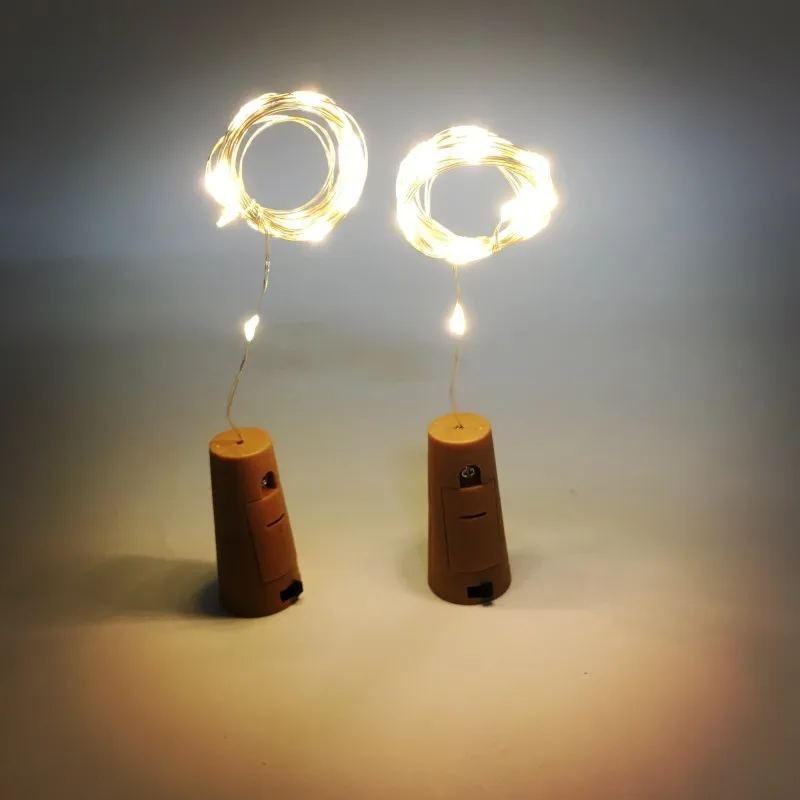 10pcs 2M 20 LED Strips Stopper Wine Bottle Lamp Night Light Party Home Wedding Decoration Lamp String silver Wire
10pcs 2M 20 LED Strips Stopper Wine Bottle Lamp Night Light Party Home Wedding Decoration Lamp String silver Wire