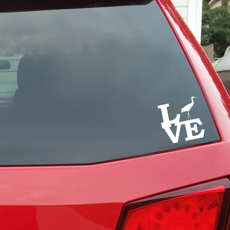 QYPF 13CM*13.2CM Bird Sandhill Crane Love Creative Vinyl Car Sticker Decal Black/Silver Car-styling C15-0804
QYPF 13CM*13.2CM Bird Sandhill Crane Love Creative Vinyl Car Sticker Decal Black/Silver Car-styling C15-0804