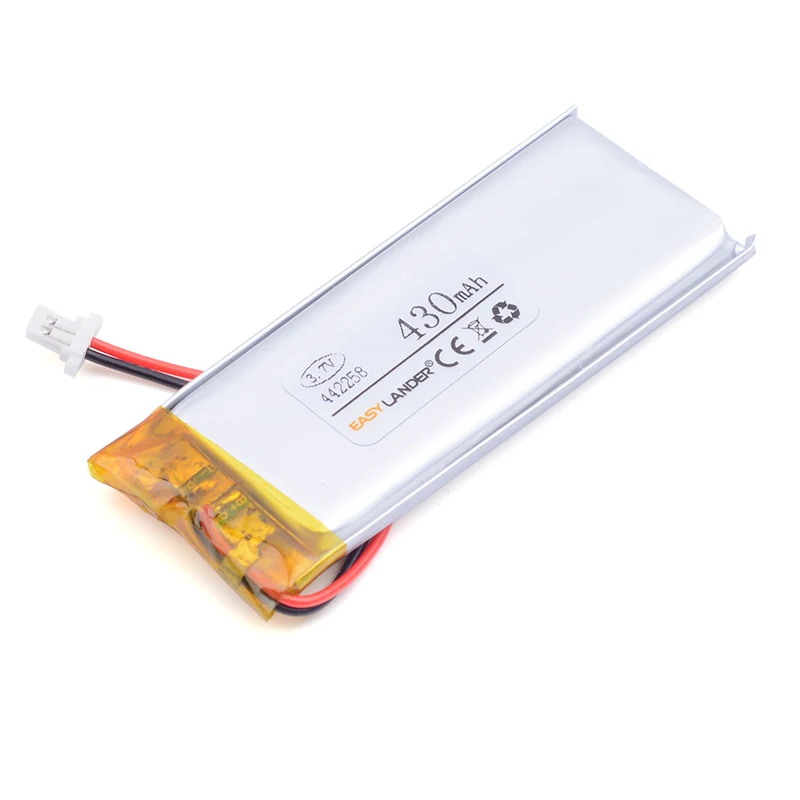 442258 3.7V 430mAh lithium Polymer Battery For headset Bracelet Oticon Streamer 1.4 DVR MP3 MP4 Recording Pen 402060
442258 3.7V 430mAh lithium Polymer Battery For headset Bracelet Oticon Streamer 1.4 DVR MP3 MP4 Recording Pen 402060