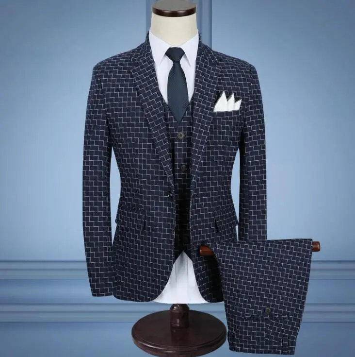 2018 мужские облегающие костюмы в клетку terno masculino, костюм homme, смокинг, свадебные вечерние костюмы жениха из 3 предметов, деловой костюм, пиджак...
2018 мужские облегающие костюмы в клетку terno masculino, костюм homme, смокинг, свадебные вечерние костюмы жениха из 3 предметов, деловой костюм, пиджак...