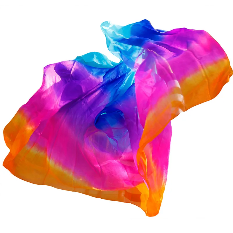 100% Silk Veils Belly Dance Hand Thrown Scarf Shawl Veil Silk 200cm 250cm Adults Stage Performance 24 Colors Customized
100% Silk Veils Belly Dance Hand Thrown Scarf Shawl Veil Silk 200cm 250cm Adults Stage Performance 24 Colors Customized