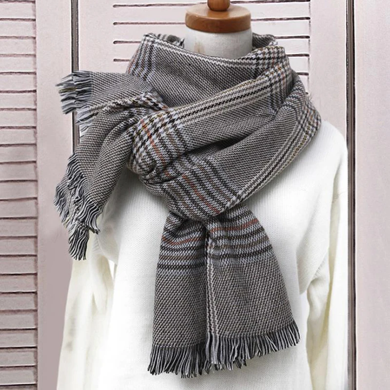 Solid Winter Scarf Women Warm Long Knitted Cashmere Infinity Scarves Wool scarfs Pashmina Fall Shawl England Plaid Cape 200*80CM
Solid Winter Scarf Women Warm Long Knitted Cashmere Infinity Scarves Wool scarfs Pashmina Fall Shawl England Plaid Cape 200*80CM