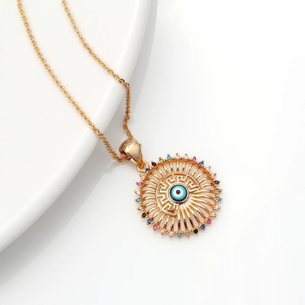 Ожерелье MEIBEADS модное женское ожерелье с микро подвеской инкрустированными