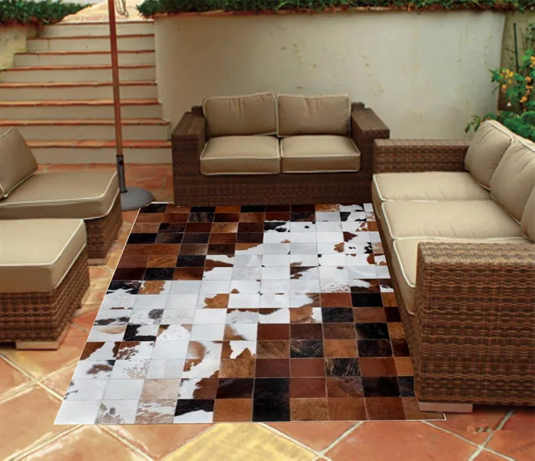 2018 free shipping 1 piece via DHL 100% natural genuine cowhide 100% cotton patchwork floor mat
2018 free shipping 1 piece via DHL 100% natural genuine cowhide 100% cotton patchwork floor mat