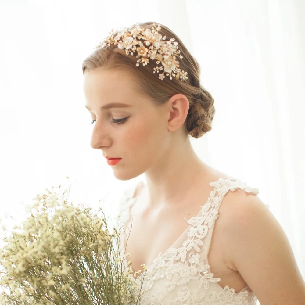 Floral Wedding Tiara Double Band Bridal Headband Crown Handmade Wedding Headpiece Hair Accessories
Floral Wedding Tiara Double Band Bridal Headband Crown Handmade Wedding Headpiece Hair Accessories