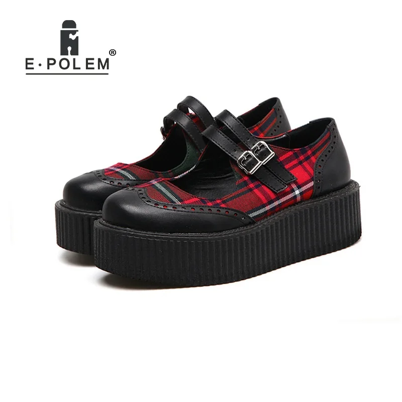 Mary Jane Shoes England Retro College Thick-Soled Platform Shoes Women's Double Buckle Shallow Mouth Round Plaid Shoes
Mary Jane Shoes England Retro College Thick-Soled Platform Shoes Women's Double Buckle Shallow Mouth Round Plaid Shoes
