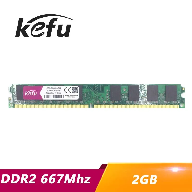 Kefu 2gb DDR2 667 667mhz PC2-5300 DIMM RAM DDR2 2GB 2G 667 mhz Memory Ram Memoria for All Motherboard Desktop Computer PC
Kefu 2gb DDR2 667 667mhz PC2-5300 DIMM RAM DDR2 2GB 2G 667 mhz Memory Ram Memoria for All Motherboard Desktop Computer PC