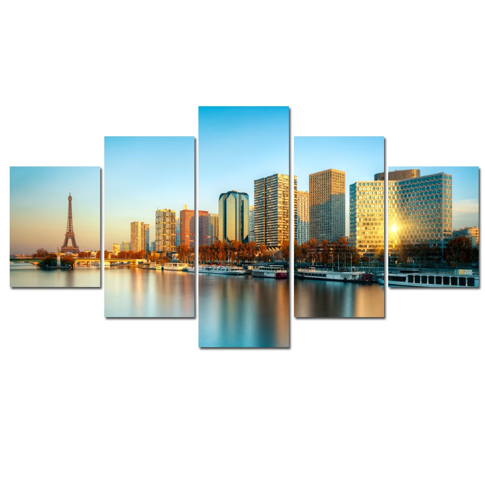 5 Panel Urban Landscape Wall Art Canvas Painting Beautiful Night View Print Picture for Living Room Bedroom Decor
5 Panel Urban Landscape Wall Art Canvas Painting Beautiful Night View Print Picture for Living Room Bedroom Decor