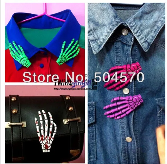 20pcs/lot Luminous Holloween Party Cosplay Freaky Death-Hand Hair Collar Clip Harajuku Fashion Decorations Party Supplies Favors
20pcs/lot Luminous Holloween Party Cosplay Freaky Death-Hand Hair Collar Clip Harajuku Fashion Decorations Party Supplies Favors