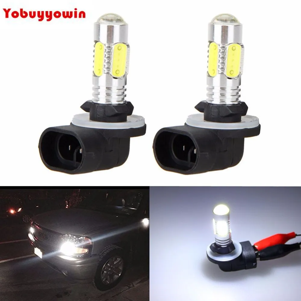 2x 6000K White High Power 11W 881 886 889 894 H27 COB For Car DRL or Fog Lights Driving Light Bulbs
2x 6000K White High Power 11W 881 886 889 894 H27 COB For Car DRL or Fog Lights Driving Light Bulbs