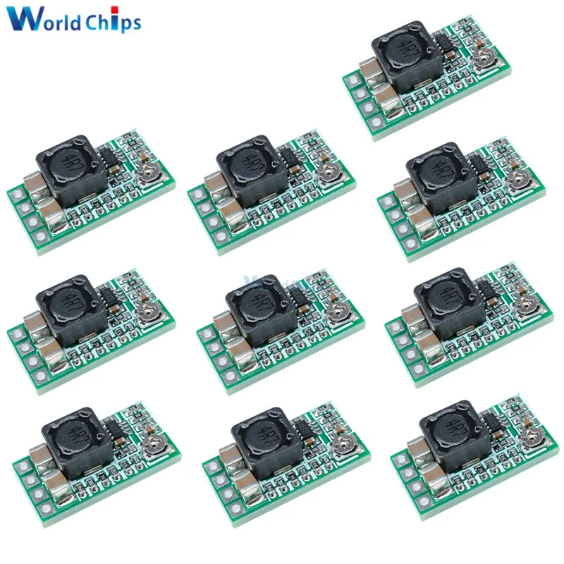 10Pcs Mini DC-DC 12-24V To 5V 3A Step Down Power Supply 1.8V 2.5V 3.3V 5V 9V 12V Module Adjustable Voltage Buck Converter Board
10Pcs Mini DC-DC 12-24V To 5V 3A Step Down Power Supply 1.8V 2.5V 3.3V 5V 9V 12V Module Adjustable Voltage Buck Converter Board
