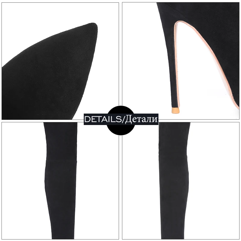 WETKISS Over The Knee Boots Women High Heels Boot Female Party Shoes Ladies Pointed Toe Thigh High Shoes Winter Plus Size 33-45
WETKISS Over The Knee Boots Women High Heels Boot Female Party Shoes Ladies Pointed Toe Thigh High Shoes Winter Plus Size 33-45