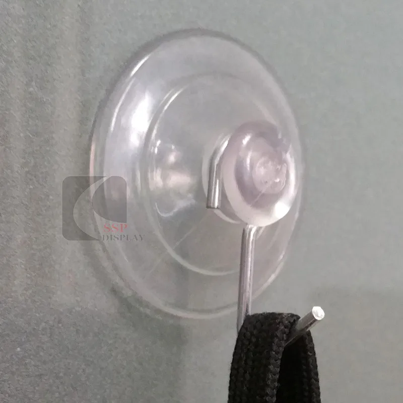 POP Пластик всасывания Haning крюк сачера чашка диаметр основания. 4 см прозрачный