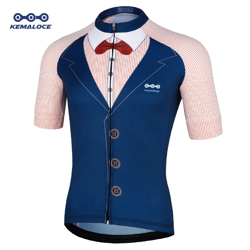 KEMALOCE Cycling Jersey Top Blue Summer Short Sleeve Outdoor Race Men Gentleman Bike Shirt Kits Team Cyclist Bicycle Wear
KEMALOCE Cycling Jersey Top Blue Summer Short Sleeve Outdoor Race Men Gentleman Bike Shirt Kits Team Cyclist Bicycle Wear