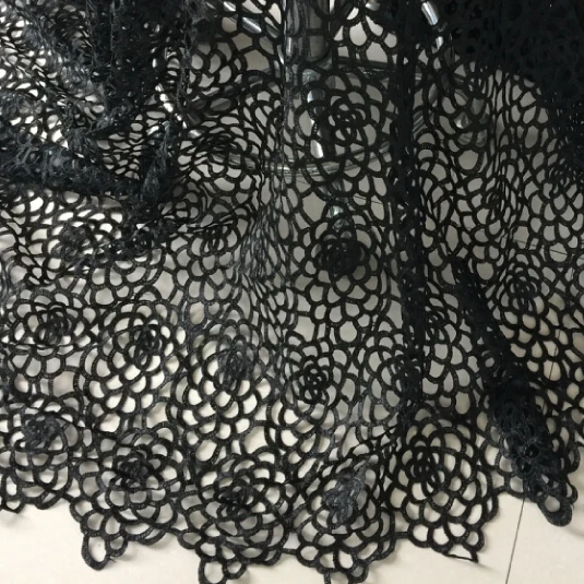 5Yards Latest African Lace Fabrics Embroidered African Guipure French Lace Fabric Nigerian Wedding Tulle Lace Black Cord Lace
5Yards Latest African Lace Fabrics Embroidered African Guipure French Lace Fabric Nigerian Wedding Tulle Lace Black Cord Lace