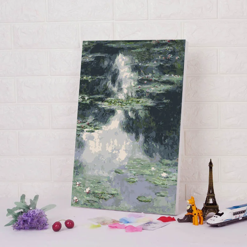 diy oil painting Monet Water Lilies coloring by numbers wall art digital paint by numbers modular painting
diy oil painting Monet Water Lilies coloring by numbers wall art digital paint by numbers modular painting