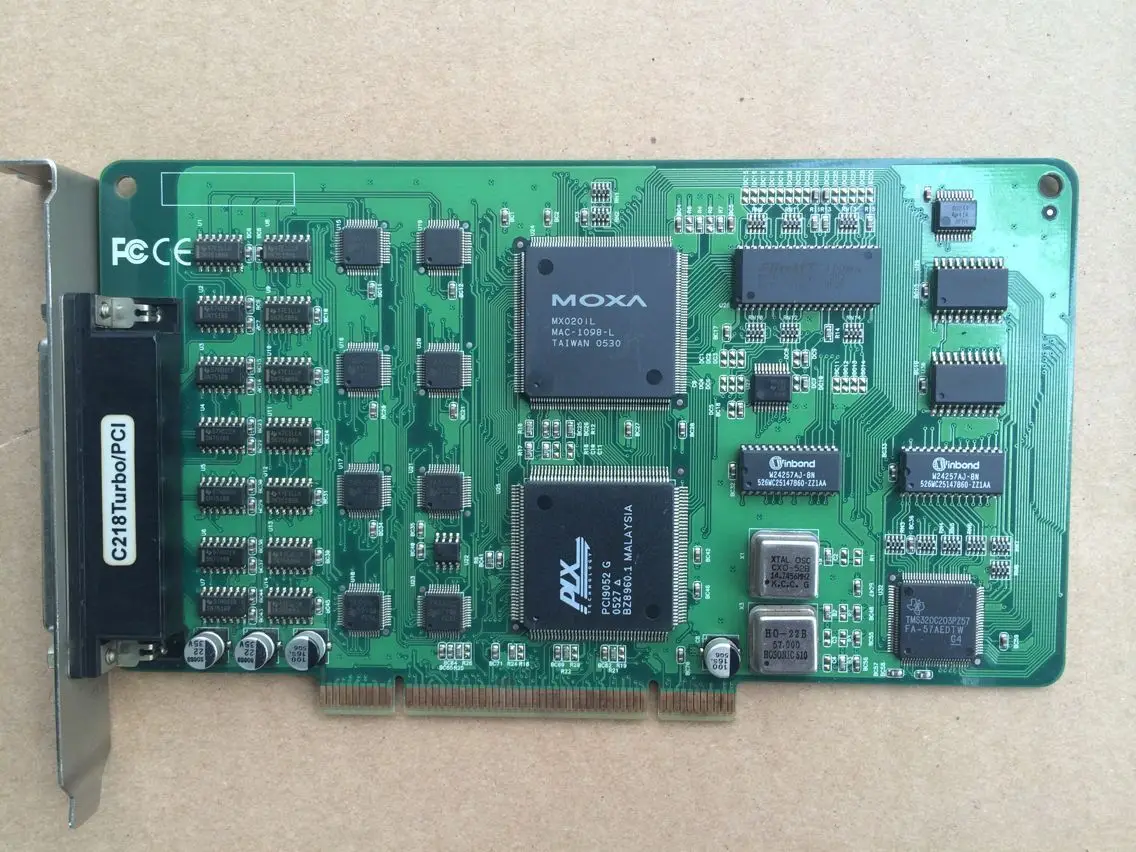 Фото Для Moxa C218T C218Turbo PCI PCBPCI218T VER: 2 0 интеллектуальная карта с несколькими картами Axiom AX5488