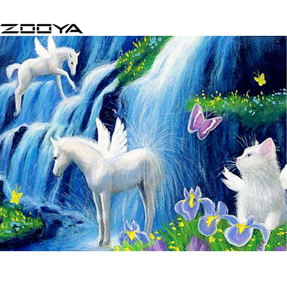 ZOOYA Home Decor Diamonds Painting Cross-Stitch Embroidery 3d Diamonds Set For Embroidery Unicorn Cat Butterfly Waterfall R269
ZOOYA Home Decor Diamonds Painting Cross-Stitch Embroidery 3d Diamonds Set For Embroidery Unicorn Cat Butterfly Waterfall R269