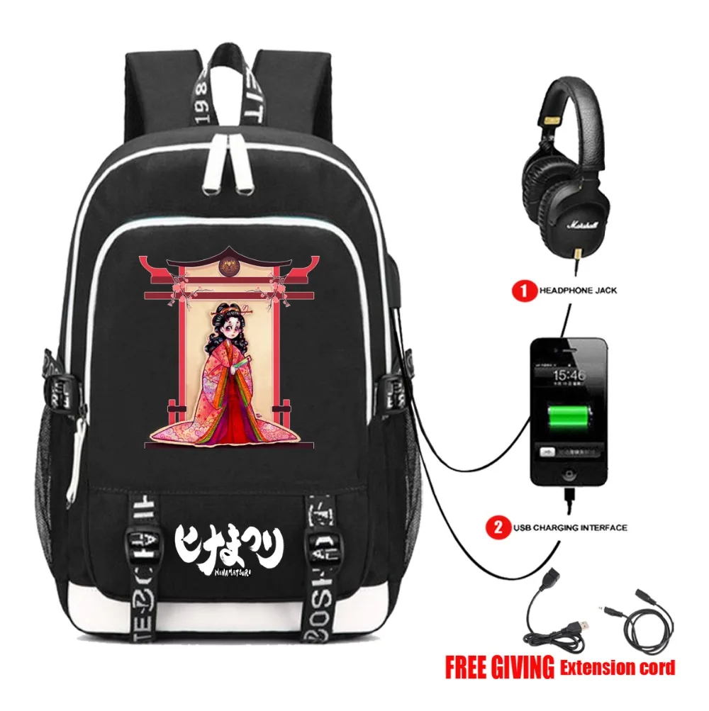 USB Charging Headphone jack shoulder bag student book backpack teenagers travel Laptop bag for Japan anime Hinamatsuri Backpack
USB Charging Headphone jack shoulder bag student book backpack teenagers travel Laptop bag for Japan anime Hinamatsuri Backpack