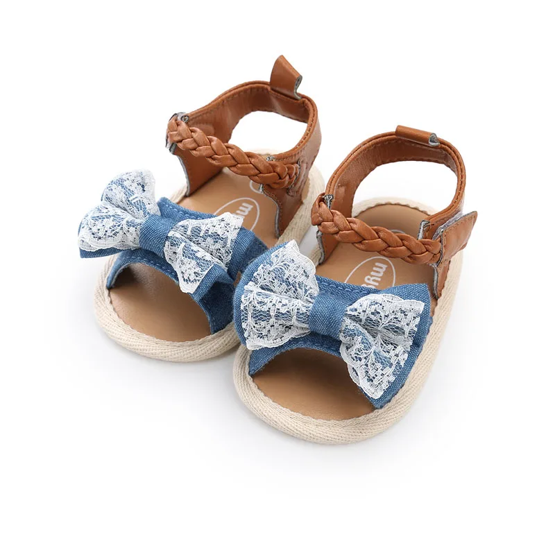 

Baby Girl Sandals Summer Baby Girl Shoes Cotton Canvas Dotted Bow Baby Girl Sandals Newborn Baby Shoes Playtoday Beach Sandals