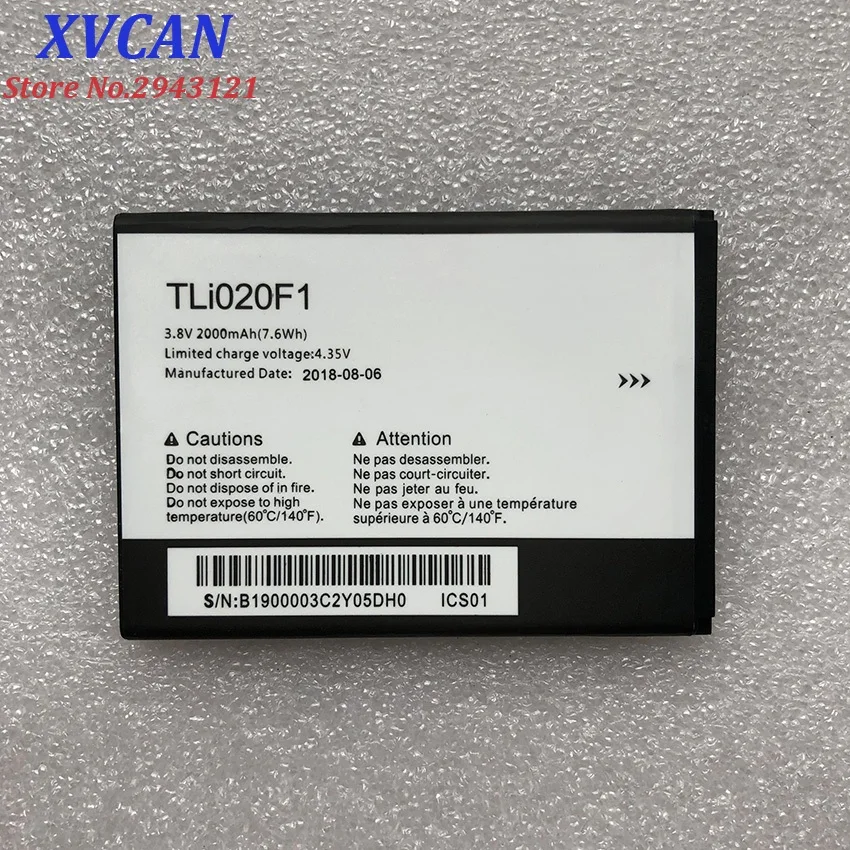 Новинка 2019 батарея TLI020F1 TLI020F2 для TCL J720T J726T Alcatel One Touch Pop 2 5042d C7 7040 Детская модель