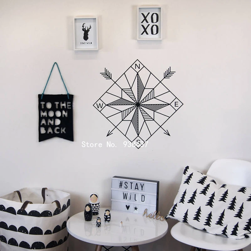 Наклейка на стену в виде компаса домашний декор для гостиной геометрические настенные наклейки для детской спальни съемные художественные...
Наклейка на стену в виде компаса домашний декор для гостиной геометрические настенные наклейки для детской спальни съемные художественные...
