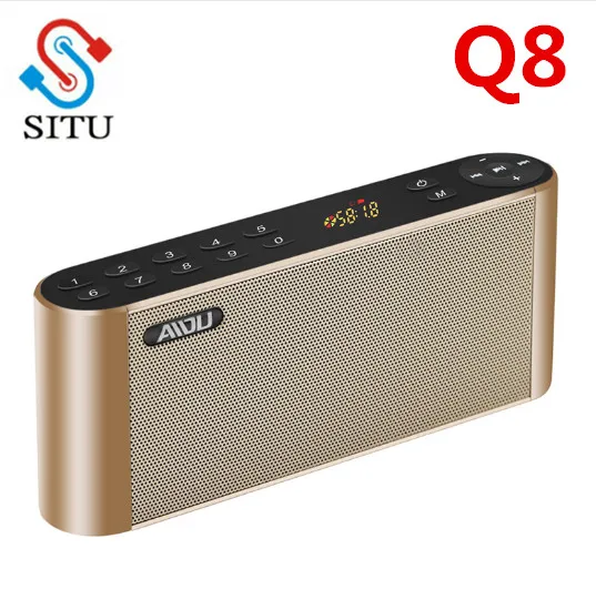Портативная Bluetooth-Колонка Q8, беспроводной карманный Hi-Fi динамик с ЖК-дисплеем и микрофоном
Портативная Bluetooth-Колонка Q8, беспроводной карманный Hi-Fi динамик с ЖК-дисплеем и микрофоном