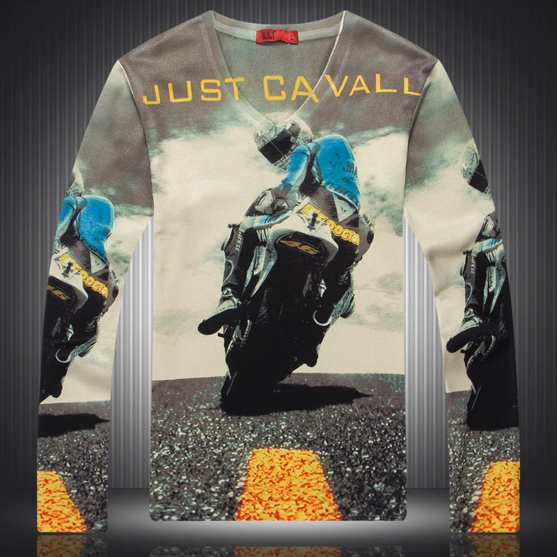 Motorcycle character pattern digital printing fancy long sleeve t shirt Autumn 2018 New quality cotton boutique t shirt menM-3XL
Motorcycle character pattern digital printing fancy long sleeve t shirt Autumn 2018 New quality cotton boutique t shirt menM-3XL