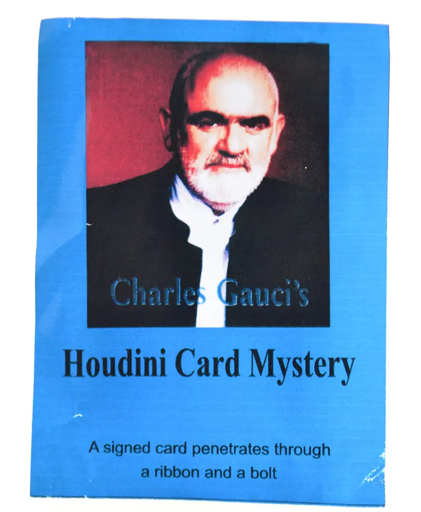 Houdini Card Mystery - Magic Tricks,How To Magic,Magic Show Kit,Magic Props For Stage
Houdini Card Mystery - Magic Tricks,How To Magic,Magic Show Kit,Magic Props For Stage