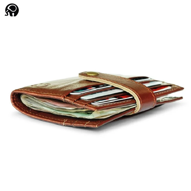 Кошелек мужской из натуральной кожи 12 карт|id credit card holder|credit holderbusiness wallet |