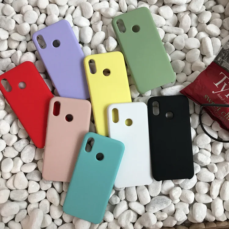 10 шт./лот жидкий силиконовый чехол для Xiaomi 9 9se 8 6X A2 Lite Redmi Note 7 6 K20 Pro шелковистый