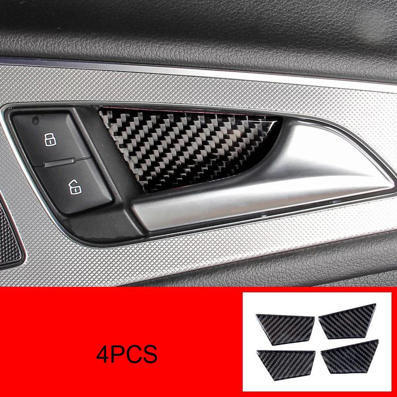 For Audi A6L A7 2013-2018 4PCS Carbon Fiber Car Door Interior Handle Bowl Protector Cover Trim Moldings Car Styling Accessories
For Audi A6L A7 2013-2018 4PCS Carbon Fiber Car Door Interior Handle Bowl Protector Cover Trim Moldings Car Styling Accessories