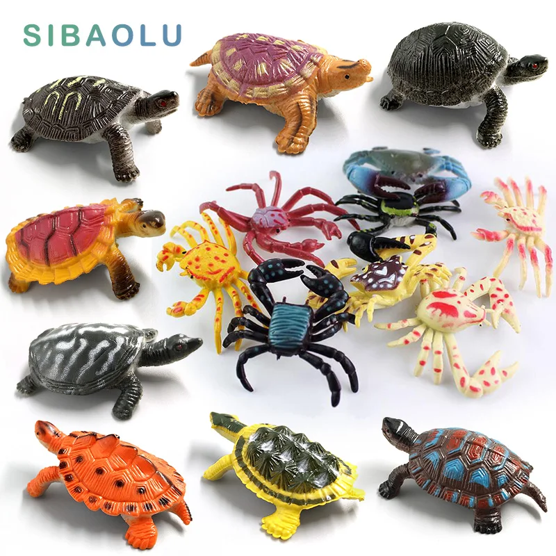 Kawaii mini Simulation Turtle Crab Figurine miniatures garden fairy moss terrarium Diy home decor bonsai craft PVC animals model
Kawaii mini Simulation Turtle Crab Figurine miniatures garden fairy moss terrarium Diy home decor bonsai craft PVC animals model