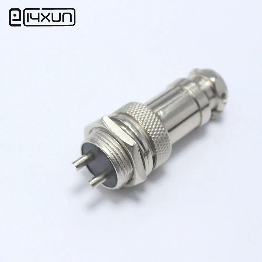 1 комплект GX16 2P Авиационная вилка 16 мм 2Pin штекер Женский разъем аудио провод