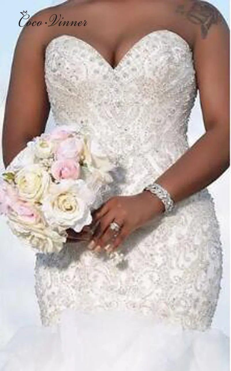 Beautiful Beading Luxury Mermaid Wedding Dresses Bridal Gown Africa New Off Shoulder Crystal Wedding Dresses W0305
Beautiful Beading Luxury Mermaid Wedding Dresses Bridal Gown Africa New Off Shoulder Crystal Wedding Dresses W0305