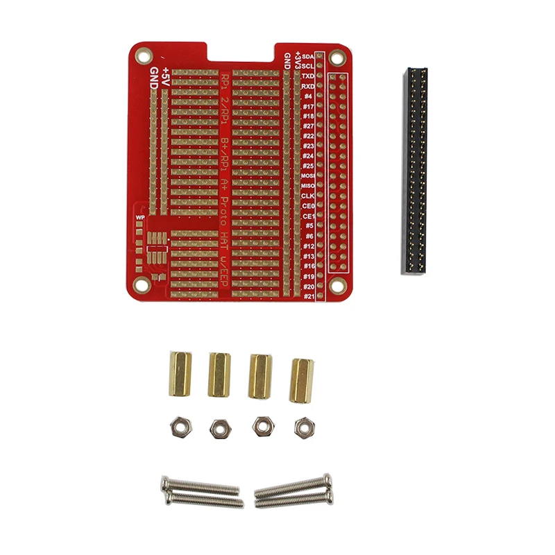 High Quality Raspberry Pi HAT Board Red DIY Proto HAT Shield for Raspberry Pi 3 Model B / B+ / A+ for Raspberry pi 2 HAT Module
High Quality Raspberry Pi HAT Board Red DIY Proto HAT Shield for Raspberry Pi 3 Model B / B+ / A+ for Raspberry pi 2 HAT Module