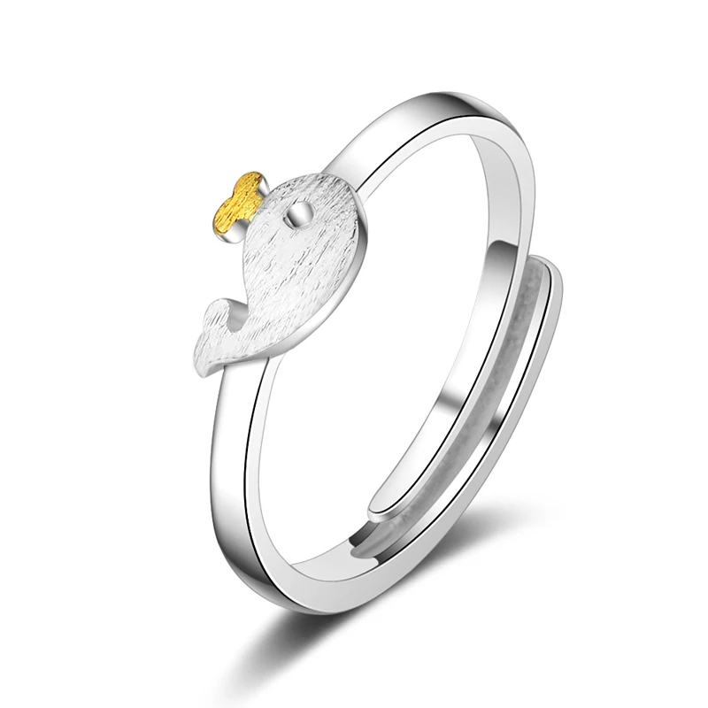 KOFSAC New Charm 925 Silver Rings For Women Engagement Adjustable Simple Cute Little Whale Ring Girl Holiday Party Jewelry Gifts
KOFSAC New Charm 925 Silver Rings For Women Engagement Adjustable Simple Cute Little Whale Ring Girl Holiday Party Jewelry Gifts