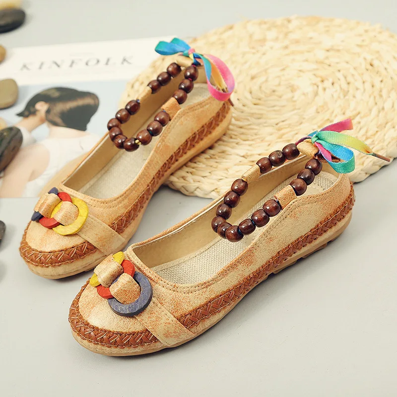 New Fashion Shoes Women Ethnic Beading Round Toe Colorful Casual Embroidered Cotton Vintage Female Flat Shoes Zapatos Mujer
New Fashion Shoes Women Ethnic Beading Round Toe Colorful Casual Embroidered Cotton Vintage Female Flat Shoes Zapatos Mujer