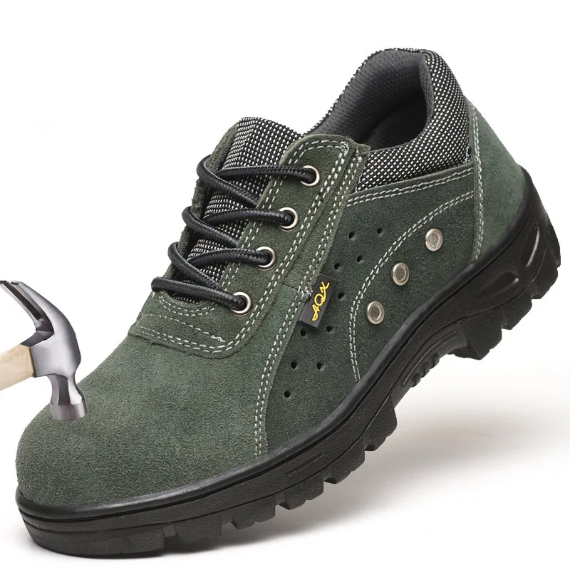 Men Safety Shoes Leather Steel Toe Work Boots Breathable Anti-Smashing Piercing Sneakers Indestructible Mens Shoe Protective
Men Safety Shoes Leather Steel Toe Work Boots Breathable Anti-Smashing Piercing Sneakers Indestructible Mens Shoe Protective