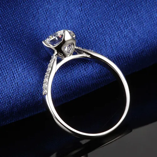 Solid 14K White Gold 4 Prongs Equisite 1CT Quality Guarantee Diamond Ring for Women Engagement Romantic Jewelry
Solid 14K White Gold 4 Prongs Equisite 1CT Quality Guarantee Diamond Ring for Women Engagement Romantic Jewelry