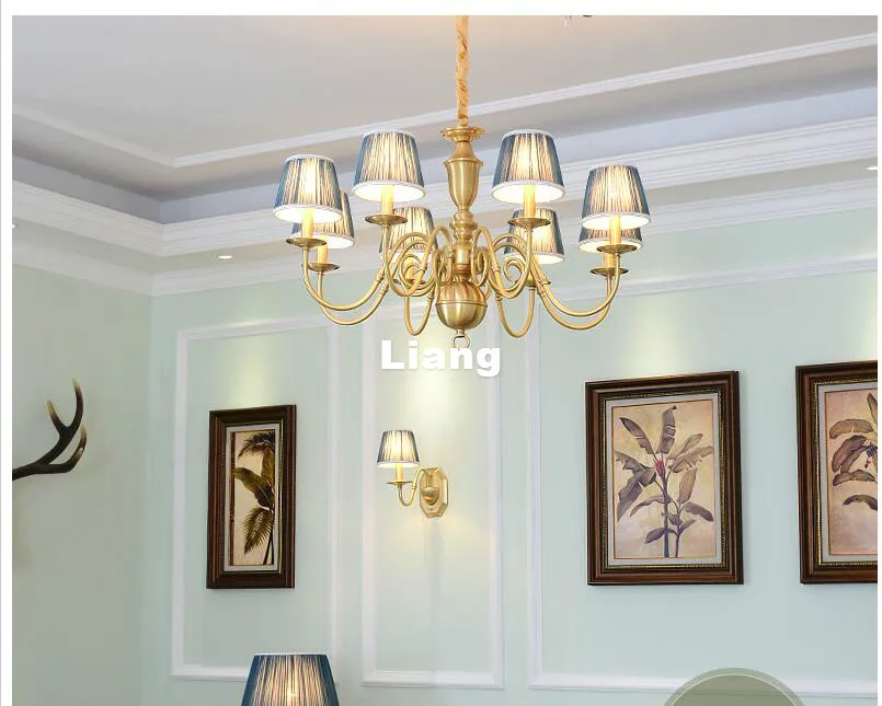 Modern Decora Nordic Vintage Copper Pendant Lights Fabric Shade Lamps for Dining Room Restaurant Cafe Hanging Suspension Light
Modern Decora Nordic Vintage Copper Pendant Lights Fabric Shade Lamps for Dining Room Restaurant Cafe Hanging Suspension Light