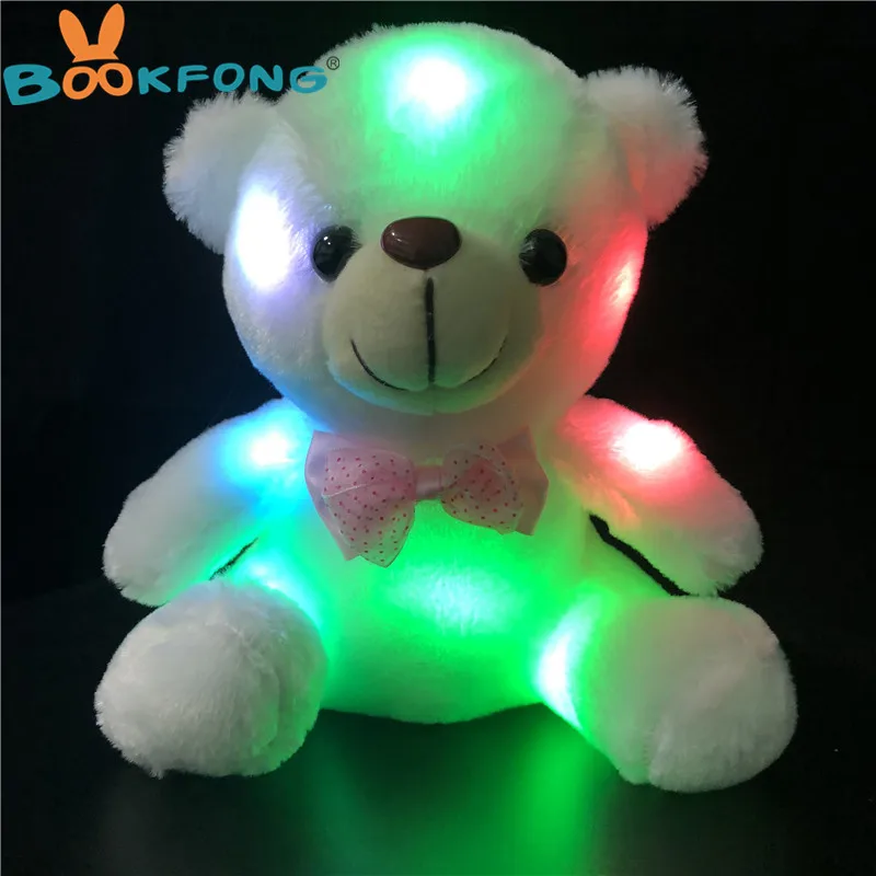20CM Cute Colorful Glowing Teddy Bear LED Bear Luminous Plush Toys Stuffed Teddy Bear Lovely Christmas Gifts for Kids
20CM Cute Colorful Glowing Teddy Bear LED Bear Luminous Plush Toys Stuffed Teddy Bear Lovely Christmas Gifts for Kids