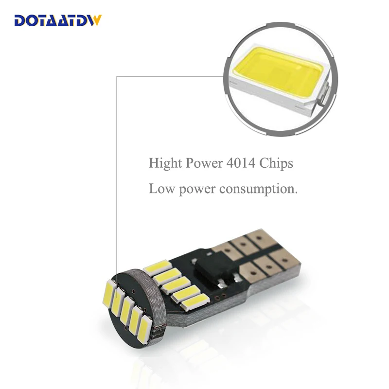 2x T10 4014SMD светодиодная безотказсветодиодный лампа для подсветки глаз Citroen C4 C5 C3 Grand